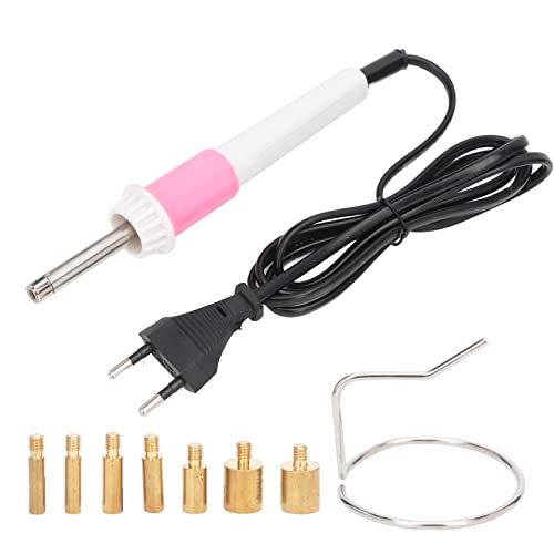 Qcwwy Hotfix-Applikator, DIY Hot Fix Setter Applikator Wand Tool Kit Set mit 7 Verschiedenen Größen Tipps DIY Crafts Hotfix Tool von Qcwwy