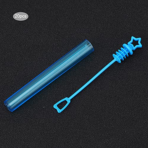 Qcwwy Kinderspielzeug Elegante Blasenseife Flaschen 20pcs Party Dekoration Geburtstag Hochzeitsstar Blau (Fünf-Punkte-Sternblau) von Qcwwy