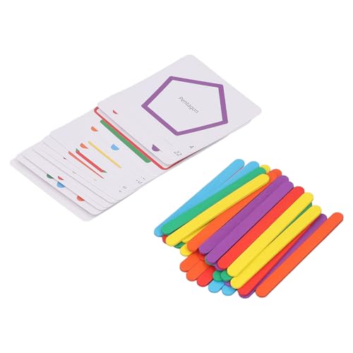 Qcwwy Kreatives Basswood Building Sticks Mathe -Puzzlespielzeug, Zählen von Holzstöcken Mathematikspielzeug für, Ideal für die Frühkindliche Bildung Qcwwy Kreatives Basswood Building Sticks Mathe -Puzzlespielzeug, Zählen von Holzstöcken Mathematikspielzeug für, Ideal für die Frühkindliche Bildung von Qcwwy