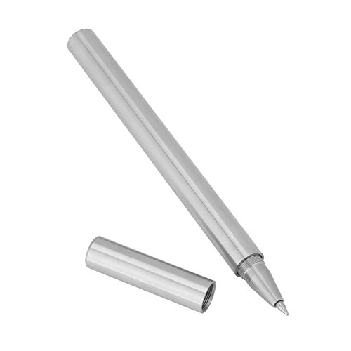 Kugelschreiber, Edelstahlstift, Schwarze Stifte, Bulk-schwarzer Tintenstift mit Stiftgehäuse, Tragbarer Taschenroller, Bequemer Schreibkugelschreiber für Bürobedarf von Qcwwy