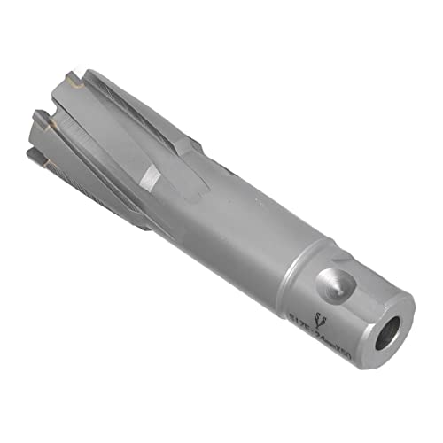 Qcwwy Metrische 50 -mm -Tiefe Ringes Cutter Carbid Stahlplatten Kernbohrer für Schnelle und Genaue Schnitte, Geeignet für Eisen und Nicht Eisen Metalle (24 mm) von Qcwwy
