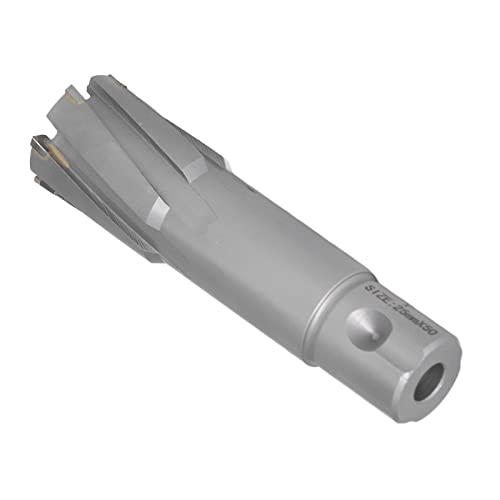 Qcwwy Metrische 50 -mm -Tiefe Ringes Cutter Carbid Stahlplatten Kernbohrer für Schnelle und Genaue Schnitte, Geeignet für Eisen und Nicht Eisen Metalle (25mm) von Qcwwy