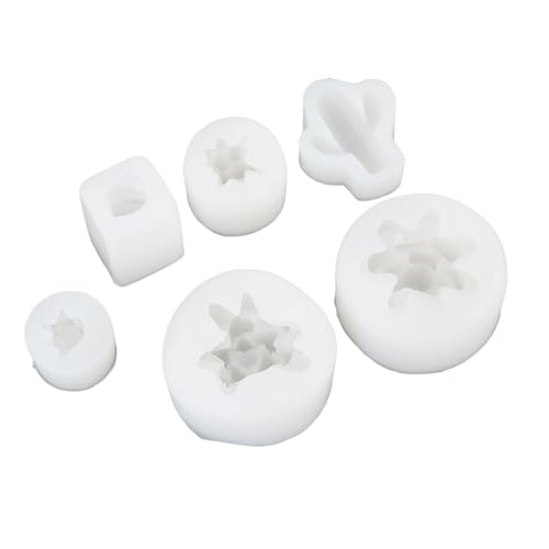 Qcwwy Multifunktionales 3D -Pflanzenmühlen -Silikonkerzen Süßigkeiten Silikon Set, Design von Pflanzen für die Innenausstattung von Qcwwy