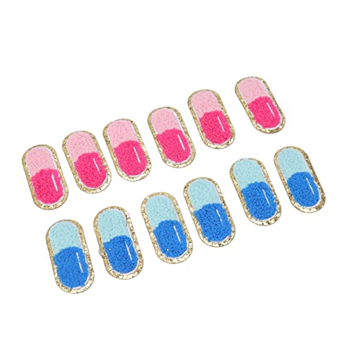 Qcwwy Nettes Eisen auf Nähflecken Easy Bügeltätigkeit DIY Patch für Bekleidungssäcke Schuhe 12 PCs von Qcwwy