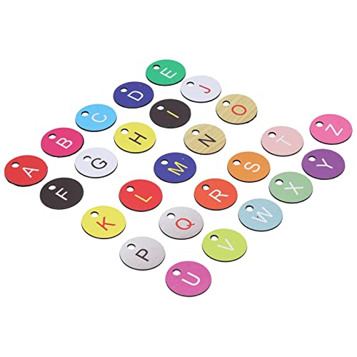 Qcwwy Nummeriertes Bijenkorf -Etikett mit Kleinen Löchern von Viehmanagement für Ein Gartenbissen -Accessoire, 26 STS (26-Farben-Briefkarte) von Qcwwy