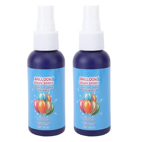 Qcwwy Oxidation Widerstehen Ballon Gloss Spray Set, 2pcs 60 Ml High Shine Ballon Sprayer für Partyhochzeiten, Glänzender Ballonspray für Geburtstagsfeier Qcwwy Oxidation Widerstehen Ballon Gloss Spray Set, 2pcs 60 Ml High Shine Ballon Sprayer für Partyhochzeiten, Glänzender Ballonspray für Geburtstagsfeier von Qcwwy