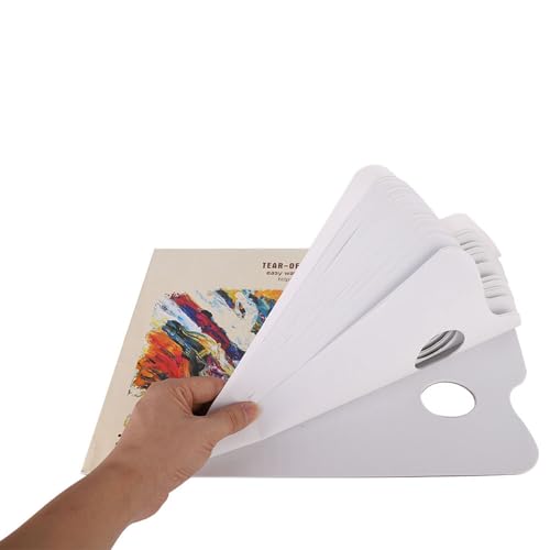 Papierpalettenblock A3 Abreißpapier Palettenpapier für Ölmalerei Farbabstimmung Zum Mischen von Acryl-Aquarell-Öl Papierpalettenblock A3 Abreißpapier Palettenpapier für Ölmalerei Farbabstimmung Zum Mischen von Acryl-Aquarell-Öl von Qcwwy