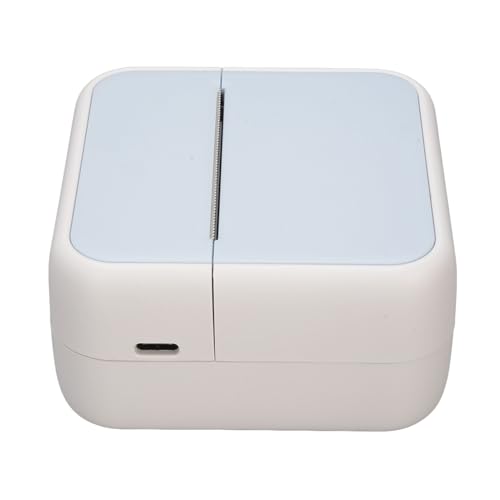 Qcwwy Praktischer Tragbarer Thermischer Drucker mit Einer BT -Maschine ohne Tinte ohne Tinte, Ideal für Etiketten und Kleberaufkleber von Qcwwy