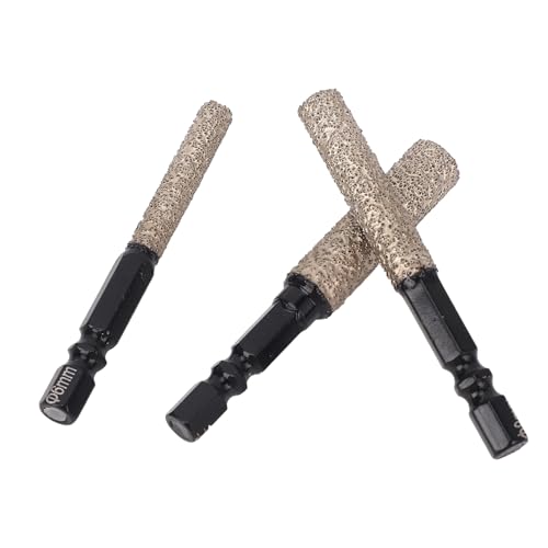 Qcwwy Professionelle Messing -Technologie 3 PCs. Setzen Sie Sechs -Rangübungen für die Erweiterung der Haushalte, Geeignet für Fliesen, Glas, Keramik, 6 Mm 8 Mm 10 von Qcwwy