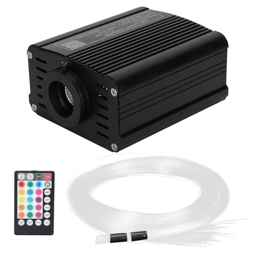 Qcwwy RGBW Fiber Light -Kit mit Fernbedienung für Sternendeckenhimmellichtdekoration mit 2 M Faserkabel, LED -Deckenbehandlung für Home Party Decor Qcwwy RGBW Fiber Light -Kit mit Fernbedienung für Sternendeckenhimmellichtdekoration mit 2 M Faserkabel, LED -Deckenbehandlung für Home Party Decor von Qcwwy