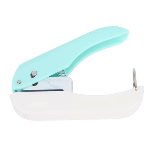 Qcwwy Rhombus Hole Punch, Tragbare Handheld -Single -Loch -Puncher mit Sammelschachtel und Lock Office Supplies für Bastelpapier -Tags Ticket -Scrapbook von Qcwwy
