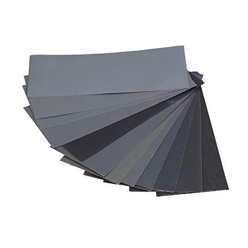 Qcwwy Schleifpapier Wasserdichtes Schleifpapier 120 Bis 3000 Körnchen Schleifblätter Sortiment Multifunktion Polierende Sandpolster für Holzmöbel Finishing Sandpapier Trockener Nasses Sandpapier (14 Qcwwy Schleifpapier Wasserdichtes Schleifpapier 120 Bis 3000 Körnchen Schleifblätter Sortiment Multifunktion Polierende Sandpolster für Holzmöbel Finishing Sandpapier Trockener Nasses Sandpapier (14 von Qcwwy