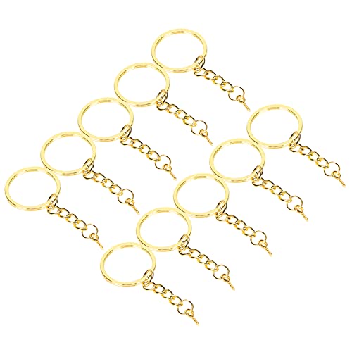 Qcwwy Schlüsselringlegungs -Kit 10PCS Verschiedene Größen Einfach zu Verwenden für Schlüsselanhänger -Anhänger (φ25mm 【10 Teile】) von Qcwwy