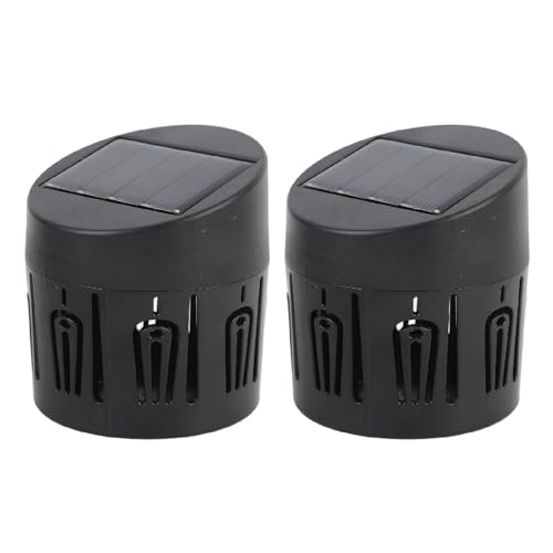 Qcwwy Sonnenfenster Im Freien mit Wunderschönem Muster, Hocheffiziente Sonnenwandlampe für Treppendekoration Im Freien (2PCS, wasserdicht) von Qcwwy