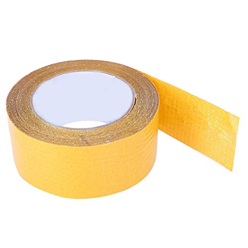 Qcwwy Starkes Klebeband mit Breiter Kompatibilität, Umweltfreundlich Faserfasermännisches Netzklebeband 50 Mm X 20 M für Schalldämmung und Entfernung ohne Rückstände (50 mm breit*20 Meter lang) von Qcwwy