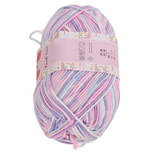 Qcwwy Stickereifaden Häkelte Baumwollgarn Weiches Stickfaden 6 Stränge Strickgarn Schnur Farbenfrohe Nähtuschenscheiben von Qcwwy