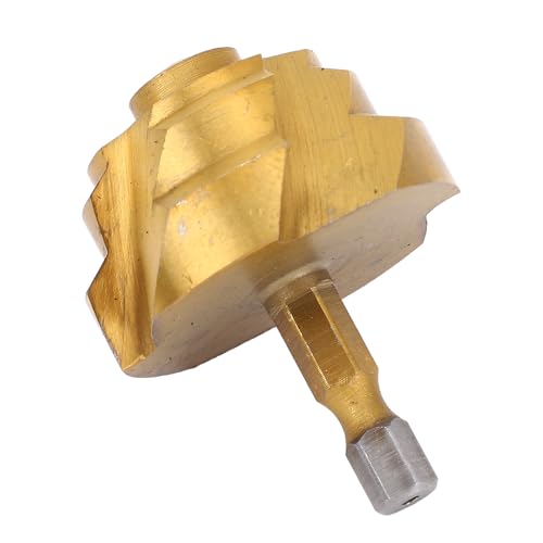 Qcwwy TI -plattierter PPR Wasserrohr Expansion Puncher Bit mit 1/4 Zoll Sechskant Shank für Glatte Locherstellung bei Sanitärprojekten Qcwwy TI -plattierter PPR Wasserrohr Expansion Puncher Bit mit 1/4 Zoll Sechskant Shank für Glatte Locherstellung bei Sanitärprojekten von Qcwwy