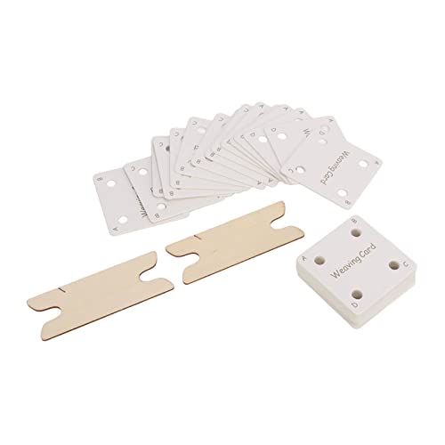 Qcwwy Tablet -Webkarte, Premium -Papiermaterial, Flexible Verwendung, Ideale Geschenkauswahl, Tablet Web Set, Praktische Webkartenpapierkarten mit 2 pcs Shuttles Aufbewahrungsbeutel Zum Weben Qcwwy Tablet -Webkarte, Premium -Papiermaterial, Flexible Verwendung, Ideale Geschenkauswahl, Tablet Web Set, Praktische Webkartenpapierkarten mit 2 pcs Shuttles Aufbewahrungsbeutel Zum Weben von Qcwwy