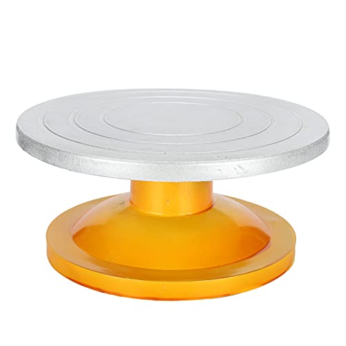 Qcwwy Töpferscheiben-Drehteller mit Kunststoffsockel, Drehplatte, Ergonomisches Design | Aluminiumlegierung und Kunststoff | Durchmesser 25cm | Ideal für Keramik, Modellbau, Qcwwy Töpferscheiben-Drehteller mit Kunststoffsockel, Drehplatte, Ergonomisches Design | Aluminiumlegierung und Kunststoff | Durchmesser 25cm | Ideal für Keramik, Modellbau, von Qcwwy