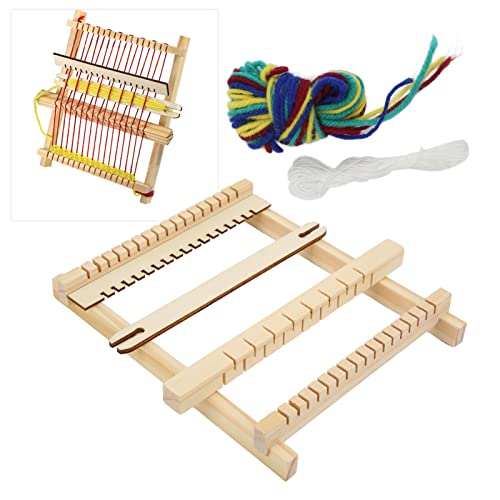 Qcwwy Webstuhl, Kinderhand Wheel DIY Holz Strickmaschine Spielzeug Zum Herstellen von Schal Qcwwy Webstuhl, Kinderhand Wheel DIY Holz Strickmaschine Spielzeug Zum Herstellen von Schal von Qcwwy