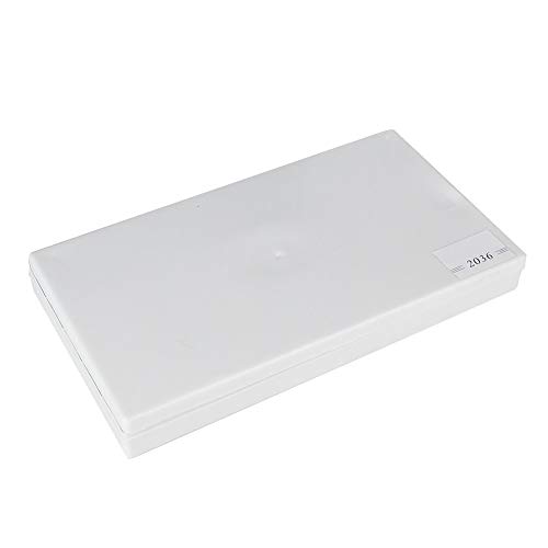 Quadratischer Pigment-Farbkasten, Leere Aquarellpalette Leere Aquarelldose Große Bunte Aquarell-Tablett-Palette Zum Skizzieren von Luftmalerei(36 Grid Hard Box) von Qcwwy