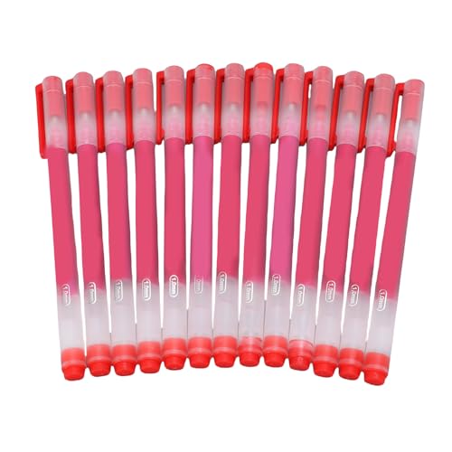 Quilting Wärme Löschbarer Stift Starkes Material für Stoffsticke Nähen Quilt -Stoffleder Marker, 12pcs (Rot) von Qcwwy