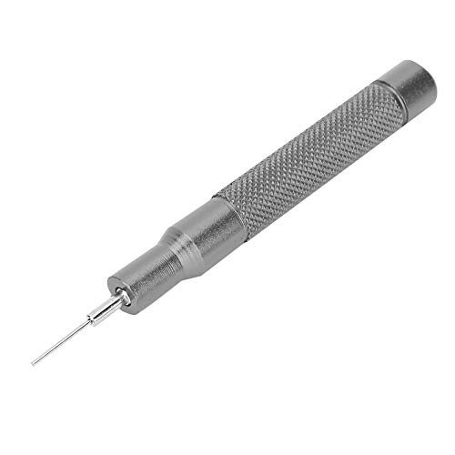 Stanzwerkzeug für Uhrenarmbänder aus Metall, Entfernung von Verbindungsstiften, Ersatznadel, tragbar und leicht, ideal für die Reparatur von Uhren, Entfernung von Bändern (0,7 mm) von Qcwwy
