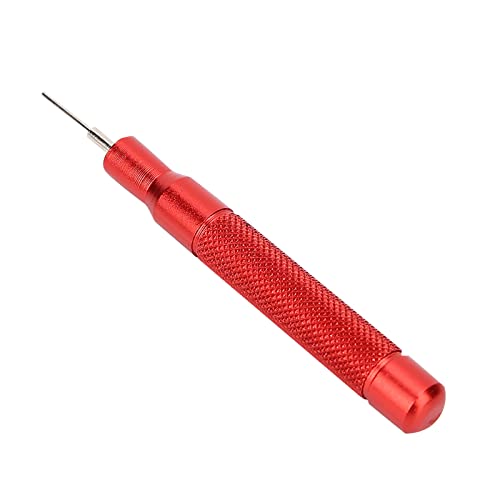 Stanzwerkzeug für Uhrenarmbänder aus Metall, Entfernung von Verbindungsstiften, Ersatznadel, tragbar und leicht, ideal für die Reparatur von Uhren, Entfernung von Bändern (0,8 mm) von Qcwwy