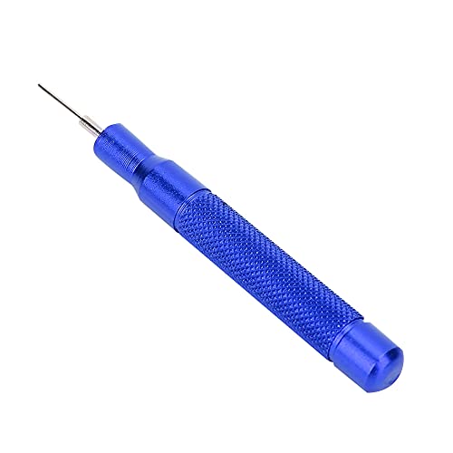 Stanzwerkzeug für Uhrenarmbänder aus Metall, Entfernung von Verbindungsstiften, Ersatznadel, tragbar und leicht, ideal für die Reparatur von Uhren, Entfernung von Bändern (0,9 mm) von Qcwwy