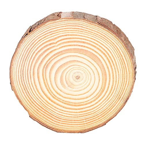 Timber Round Slices Kiefernstämme für -Handwerksmalerei, Hochzeitsfestivals Dekoration mit Mehreren Größen, Vielseitiger Gebrauch, Breite Anwendung (3 Größe 7~8cm) von Qcwwy