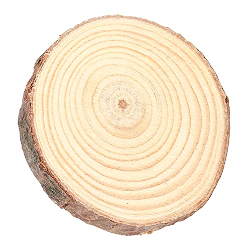 Timber Round Slices Kiefernstämme für -Handwerksmalerei, Hochzeitsfestivals Dekoration mit Mehreren Größen, Vielseitiger Gebrauch, Breite Anwendung (Nummer 1 5~6cm) von Qcwwy
