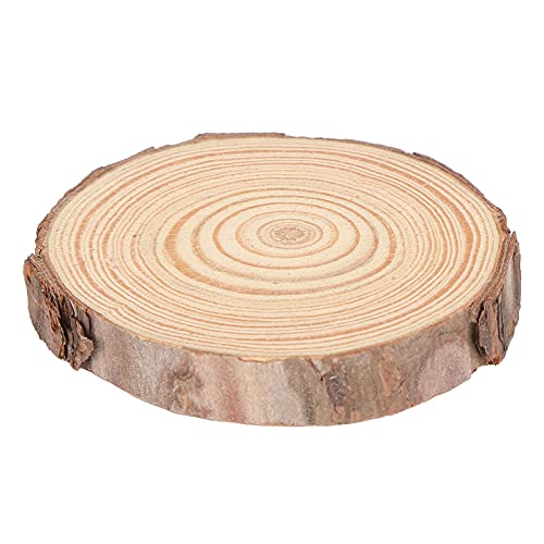 Timber Round Slices Kiefernstämme für -Handwerksmalerei, Hochzeitsfestivals Dekoration mit Mehreren Größen, Vielseitiger Gebrauch, Breite Anwendung (Nummer 2 6~7cm) von Qcwwy