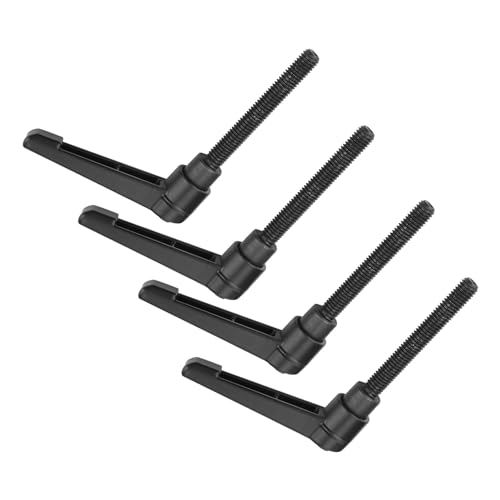 Verstellbarer Befestigungsgriff für Holzmaschinen, Maschinenknöpfe aus Metall mit Außengewinde M8 (Schraubenlänge 32 mm) von Qcwwy