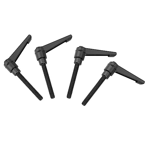 Verstellbarer Befestigungsgriff für Holzmaschinen, Maschinenknöpfe aus Metall mit M8 Außengewinde (Schraubenlänge 60 mm) von Qcwwy