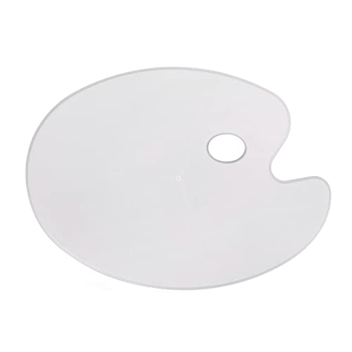 Wasserfarben-Mischtablett, große und glänzende Kanten für einfache Reinigung, ideal für Künstler, dichte Platten von Qcwwy