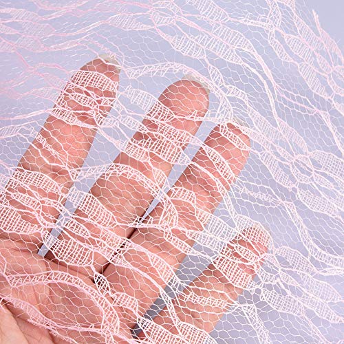 Weich Gestrickte Bastende Spitze Roll Haltbar Diy Bastaldekorationsstuhl Schme (PINK) von Qcwwy