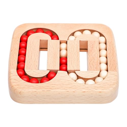 Qectial Rotierende Bean Fingertip Lernspielzeug Robustes Kinder Mädchen, Holzperle von Qectial