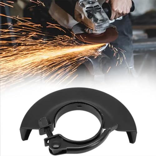 Schwarzer Metall-Radschutz, Ersatz-Winkelschleiferschutz, praktische Winkelschleifer-Schutzhülle, Ersatz-Winkelschleifer-Zubehör (Modell 115) von Qeortohers