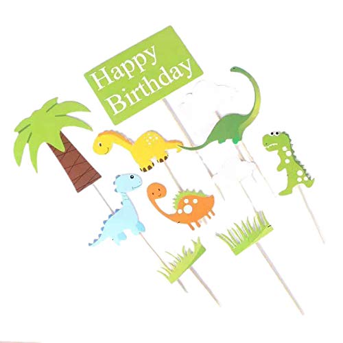 Qerwsdty 11 Dinosaurier Kuchen Melone Kokosnuss Geburtstagstorte Dekoration GrüNes Gras Kinderparty Liefert Kuchen ZubehöR Qerwsdty 11 Dinosaurier Kuchen Melone Kokosnuss Geburtstagstorte Dekoration GrüNes Gras Kinderparty Liefert Kuchen ZubehöR von Qerwsdty