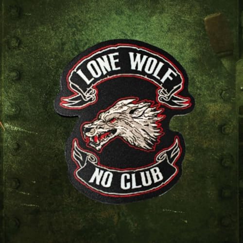Klett Patch, Einsamer Wolf Patches Klett, Taktisches Militärisches Patch-Abzeichen, DIY Kleidung Jacke Rucksack Hut Dekoration Klettpatches, Ausgestattet Mit Klettverschluss Klett Patch, Einsamer Wolf Patches Klett, Taktisches Militärisches Patch-Abzeichen, DIY Kleidung Jacke Rucksack Hut Dekoration Klettpatches, Ausgestattet Mit Klettverschluss von Qeuufieu
