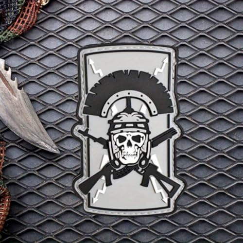 Klett Patch,"Skelettsoldat" Patches Klett, PVC Taktisches Militärisches Patch-Abzeichen, DIY Kleidung Jacke Rucksack Hut Dekoration Klettpatches, Ausgestattet Mit Klettverschluss Klett Patch,"Skelettsoldat" Patches Klett, PVC Taktisches Militärisches Patch-Abzeichen, DIY Kleidung Jacke Rucksack Hut Dekoration Klettpatches, Ausgestattet Mit Klettverschluss von Qeuufieu