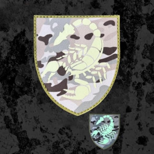 Klett Patch,"Skorpion" Leuchtende Patches Klett,Taktisches Militärisches Patch-Abzeichen, DIY Kleidung Jacke Rucksack Hut Dekoration Klettpatches, Ausgestattet Mit Klettverschluss Klett Patch,"Skorpion" Leuchtende Patches Klett,Taktisches Militärisches Patch-Abzeichen, DIY Kleidung Jacke Rucksack Hut Dekoration Klettpatches, Ausgestattet Mit Klettverschluss von Qeuufieu