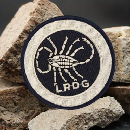 Klett Patch,"Skorpion" Patches Klett, Taktisches Stickerei Militärisches Patch-Abzeichen, DIY Kleidung Jacke Rucksack Hut Dekoration Klettpatches, Ausgestattet Mit Klettverschluss von Qeuufieu