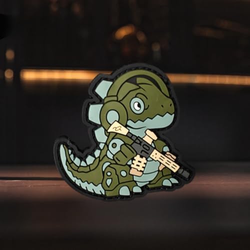 Klett Patch,"Taktischer Dinosaurier"Patches Klett, PVC Taktisches Militärisches Patch-Abzeichen, DIY Kleidung Jacke Rucksack Hut Dekoration Klettpatches, Ausgestattet Mit Klettverschluss Klett Patch,"Taktischer Dinosaurier"Patches Klett, PVC Taktisches Militärisches Patch-Abzeichen, DIY Kleidung Jacke Rucksack Hut Dekoration Klettpatches, Ausgestattet Mit Klettverschluss von Qeuufieu