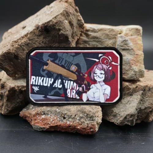 Klett Patch,"Taktisches Mädchen" Patches Klett, Taktisches Militärisches Patch-Abzeichen, DIY Kleidung Jacke Rucksack Hut Dekoration Klettpatches, Ausgestattet Mit Klettverschluss von Qeuufieu