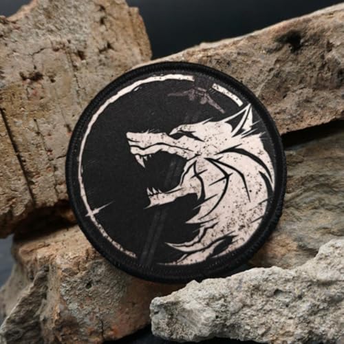 Klett Patch,"Wolf" Patches Klett,Taktisches Militärisches Patch-Abzeichen, DIY Kleidung Jacke Rucksack Hut Dekoration Klettpatches, Ausgestattet Mit Klettverschluss Klett Patch,"Wolf" Patches Klett,Taktisches Militärisches Patch-Abzeichen, DIY Kleidung Jacke Rucksack Hut Dekoration Klettpatches, Ausgestattet Mit Klettverschluss von Qeuufieu