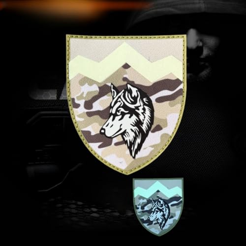 Klett Patch,"Wolf" Patches Klett,Taktisches Militärisches Patch-Abzeichen, DIY Kleidung Jacke Rucksack Hut Dekoration Klettpatches, Ausgestattet Mit Klettverschluss Klett Patch,"Wolf" Patches Klett,Taktisches Militärisches Patch-Abzeichen, DIY Kleidung Jacke Rucksack Hut Dekoration Klettpatches, Ausgestattet Mit Klettverschluss von Qeuufieu