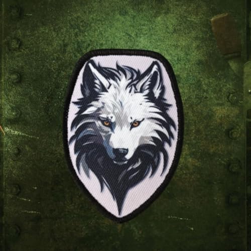 Klett Patch, "Wolfskönig"Patches Klett, Taktisches Militärisches Patch-Abzeichen, DIY Kleidung Jacke Rucksack Hut Dekoration Klettpatches, Ausgestattet Mit Klettverschluss Klett Patch, "Wolfskönig"Patches Klett, Taktisches Militärisches Patch-Abzeichen, DIY Kleidung Jacke Rucksack Hut Dekoration Klettpatches, Ausgestattet Mit Klettverschluss von Qeuufieu