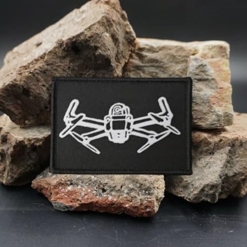 Klett Patch,Drohne Patches Klett, Taktisches Militärisches Patch-Abzeichen, DIY Kleidung Jacke Rucksack Hut Dekoration Klettpatches, von Qeuufieu