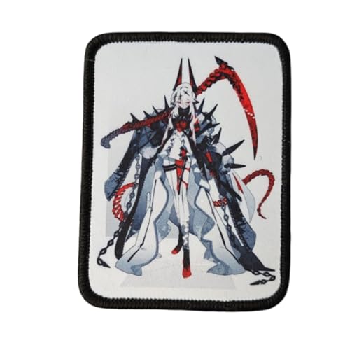 Qeuufieu Klett Patch, Anime Taktischer Patch, Sensenmann Mädchen Moral Abzeichen, DIY kleidung, Rucksack, Hut, Jacke Dekoration Qeuufieu Klett Patch, Anime Taktischer Patch, Sensenmann Mädchen Moral Abzeichen, DIY kleidung, Rucksack, Hut, Jacke Dekoration von Qeuufieu